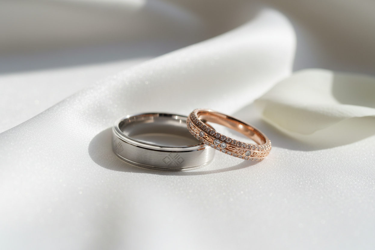 טבעות נישואין לגבר ולאישה: איך להתאים את הסט המושלם?