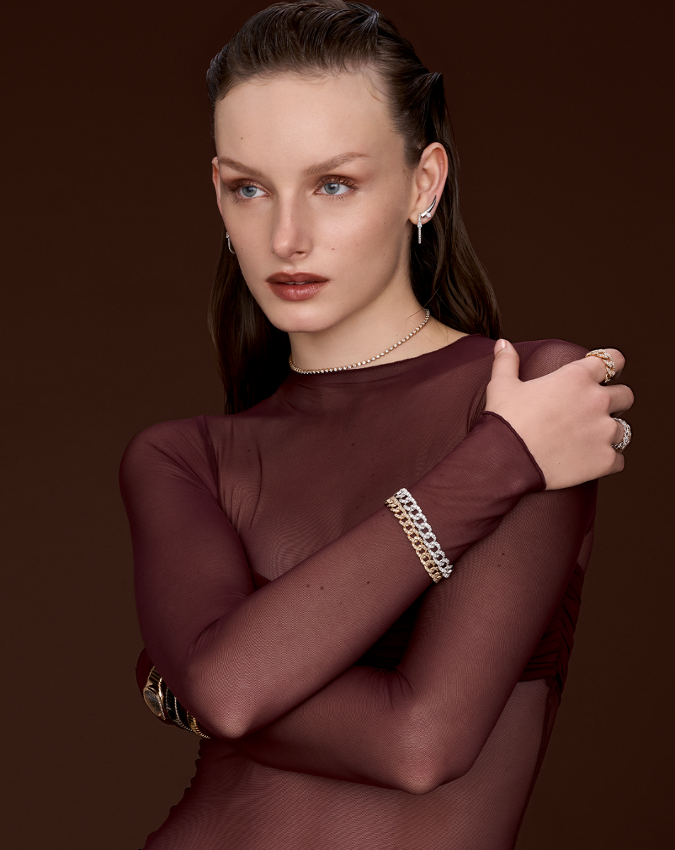 color: White Gold; color: Rose Gold