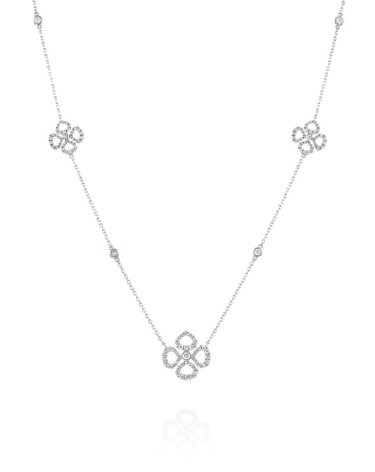 Mini Violetto Contour Diamond Necklace