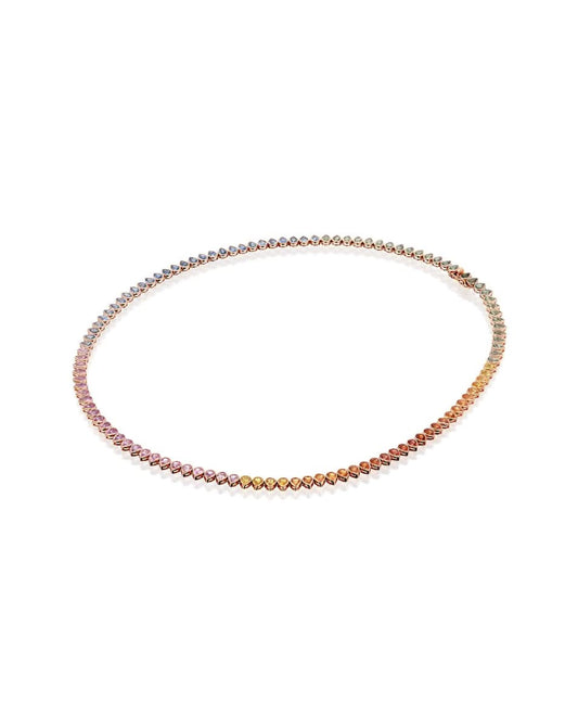 שרשרת ספירים צבעוניים