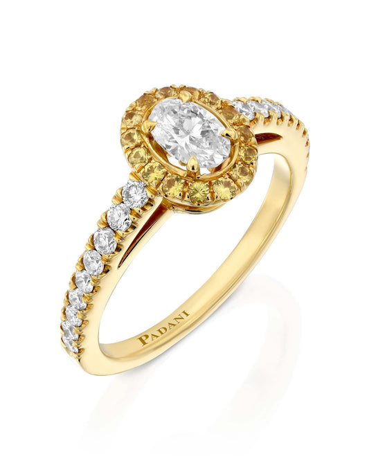 Oval Diamond Ring