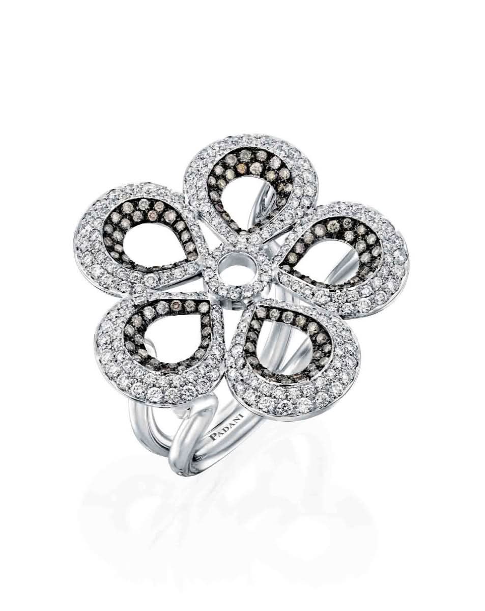 Violetto Flower Five Leaves Ring – Padani