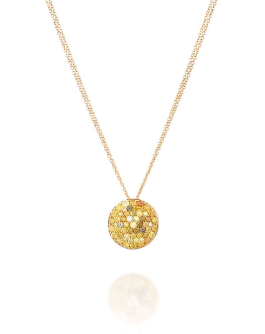 Round Diamond Pendant Necklace