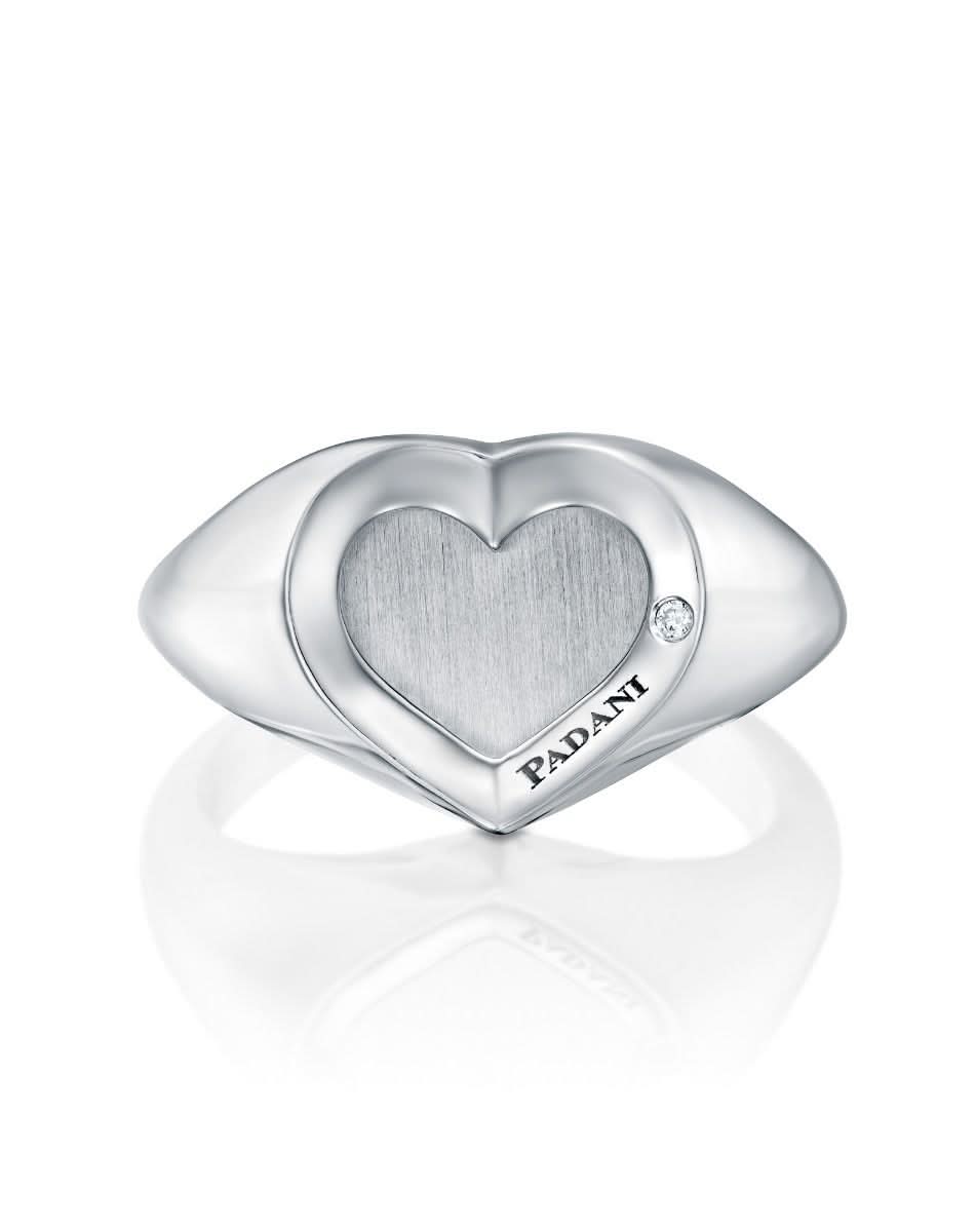 טבעת חותם לב