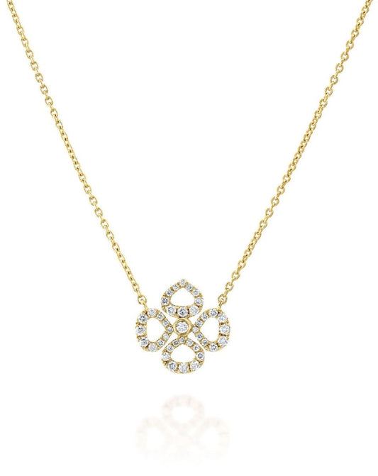 Mini Violetto Contour Diamond Necklace