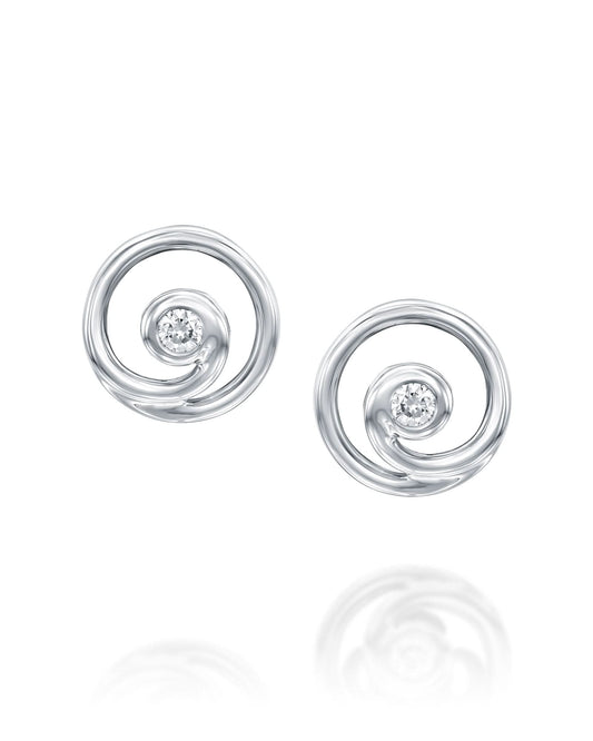 Studded Nautilus Studs