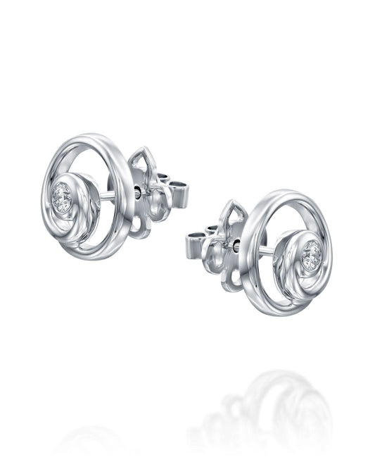 Studded Nautilus Studs