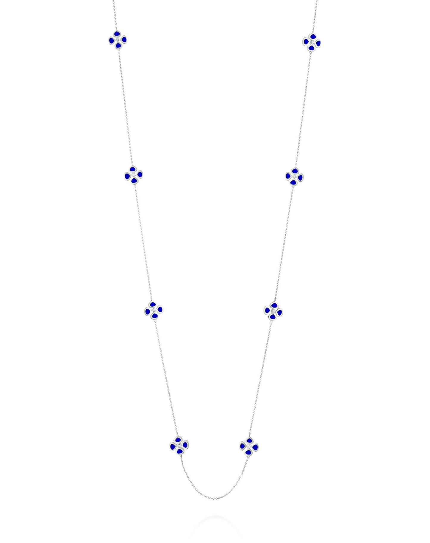 סוטואר 8 פרחי ויולטו אמייל כחול