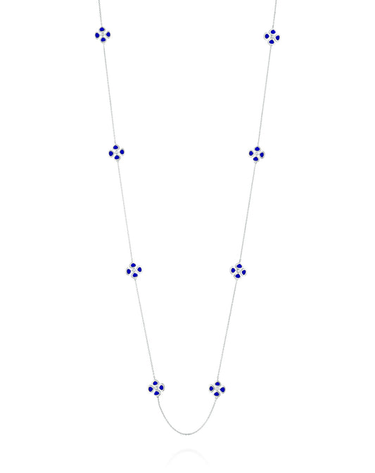 סוטואר 8 פרחי ויולטו אמייל כחול