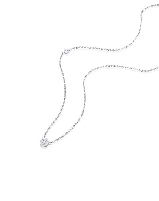 שרשרת DIAMONDS STREAMS עם יהלום מרכזי 0.13