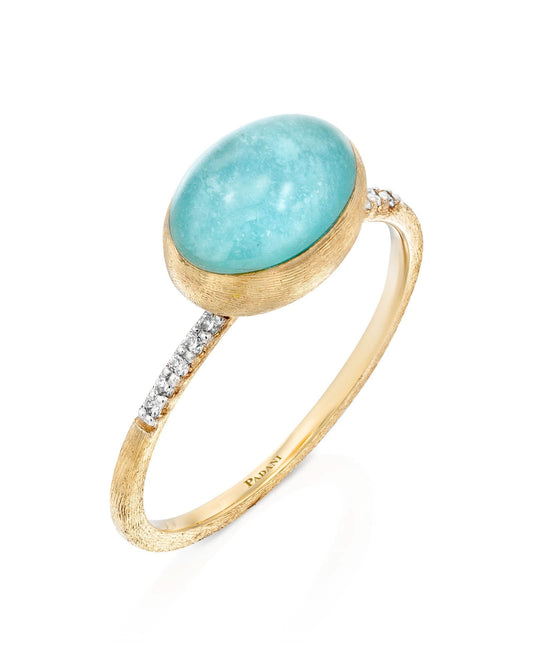 Nanis Boules Amazonite Stone Small Ring