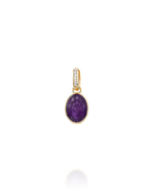 Small Nanis Boules Lepidolite Pendant
