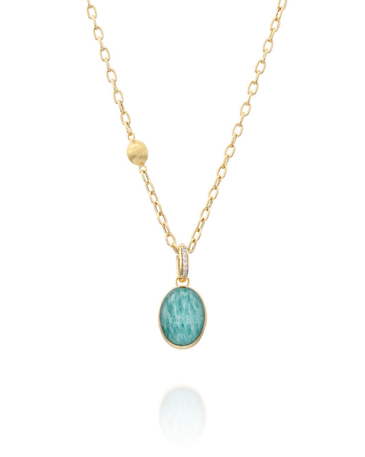 Medium Nanis Boules Amazonite Pendant