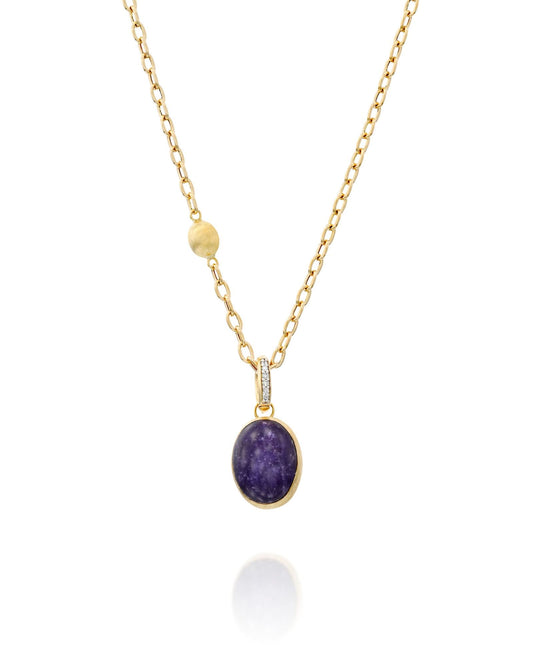 Medium Nanis Boules Lepidolite Pendant