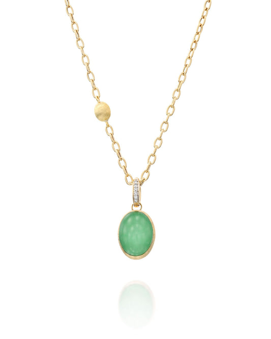 Large Nanis Boules Jadeite Pendant