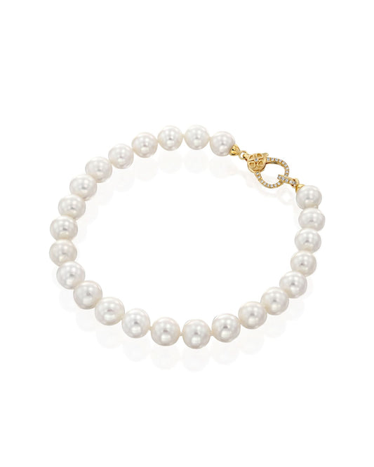 צמיד פנינים ויולטו - 7 מ