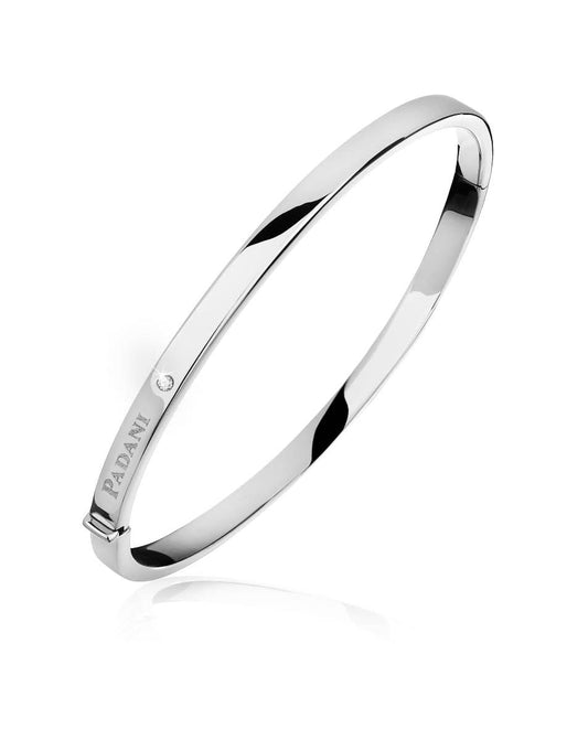 Squared Cane Rigid Bangle – 4 mm