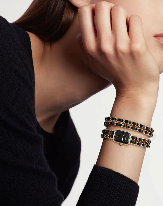 CHANEL Première Iconic Chain Double Row Watch
