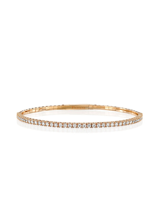 Flexibale Tennis Bracelet - 0.95 CT