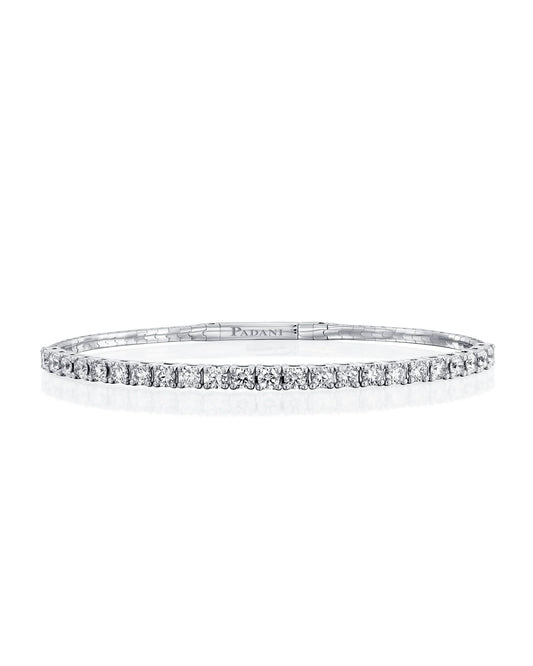 Flexibale Tennis Bracelet - 2.42 CT