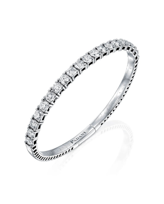 Flexibale Tennis Bracelet - 5.80 CT