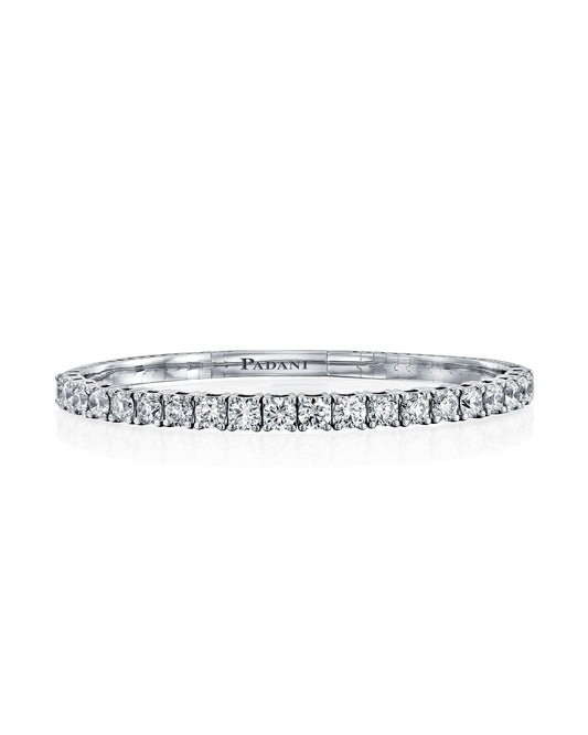 Flexibale Tennis Bracelet - 5.80 CT