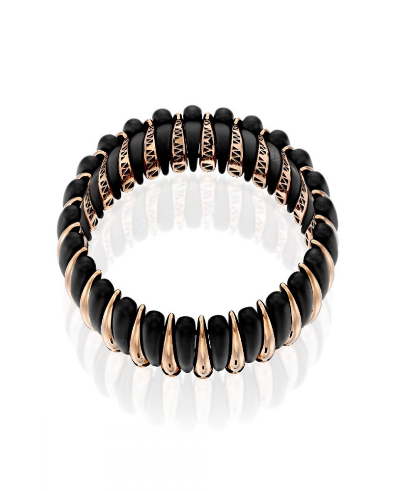 צמיד ARTIGLIO משולב זהב אדום