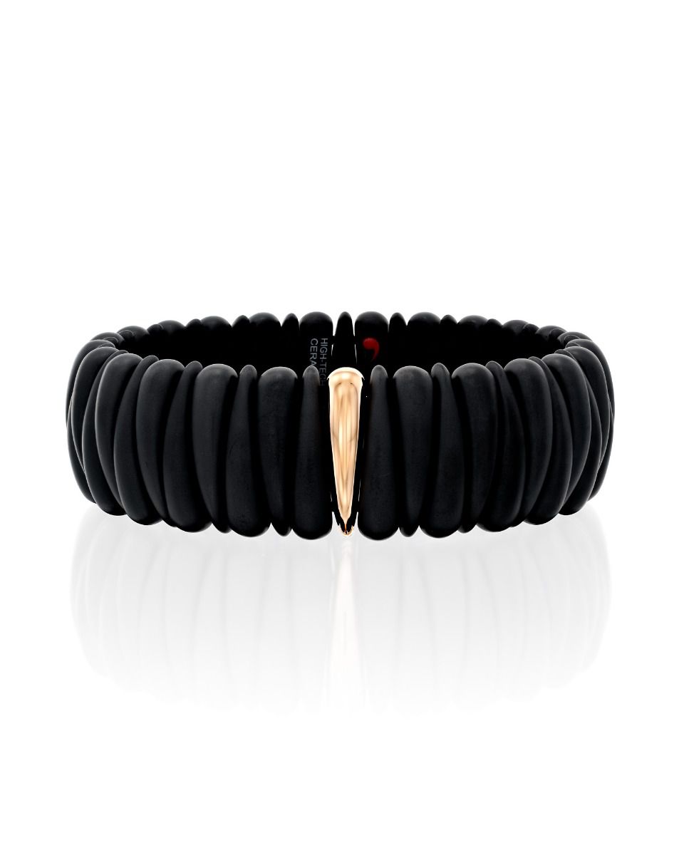 צמיד ARTIGLIO דק עם פס זהב אדום