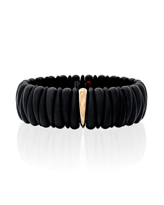 צמיד ARTIGLIO דק עם פס זהב אדום