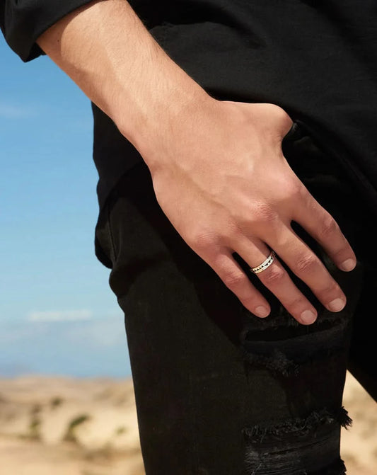 טבעת Akillis בזהב לבן