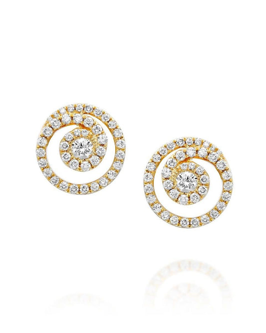 Studded Nautilus Studs