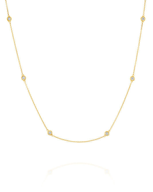 9/3 DIAMOND STREAMS NECKLACES