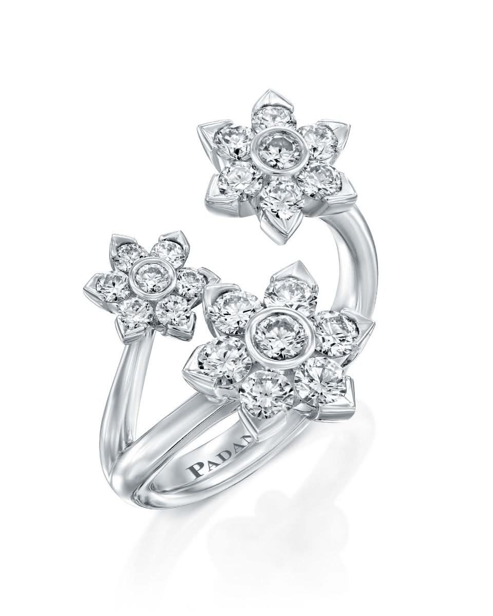 Open Star of David Flower Ring – Padani