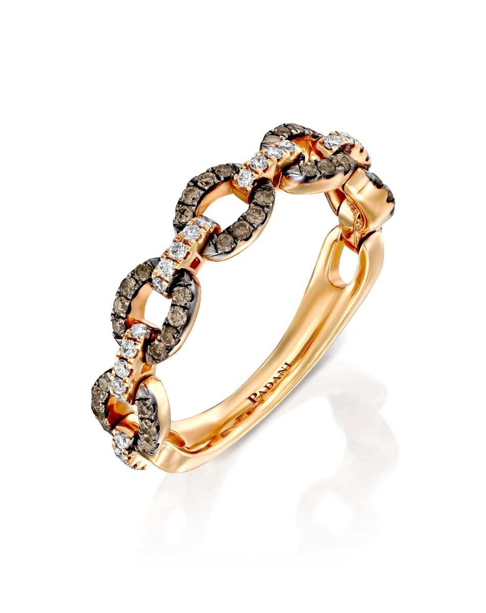 Link Ring - Brown Diamonds – Padani