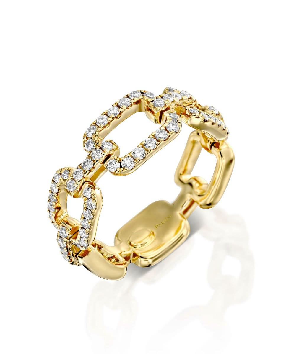 Rectangular Link Ring – Padani