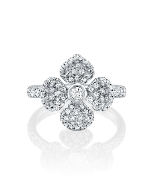 Violetto Shine Pave Ring – Large