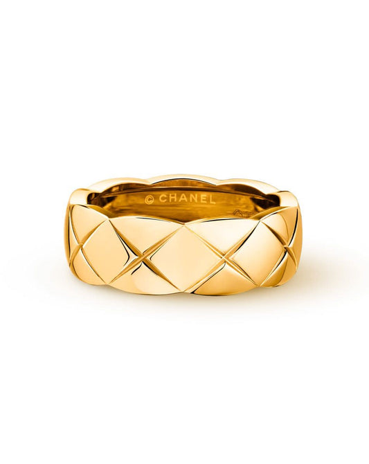 COCO CRUSH THICK YELLOW GOLD RING