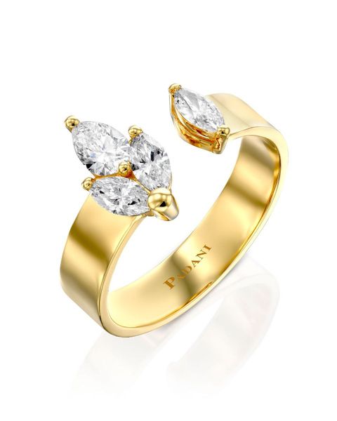 Malvene flat-profile Open Ring – Padani