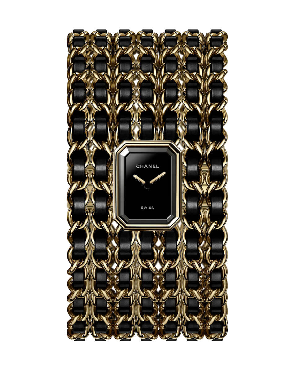 Steel case coated with 18K yellow gold (0.1 micron)