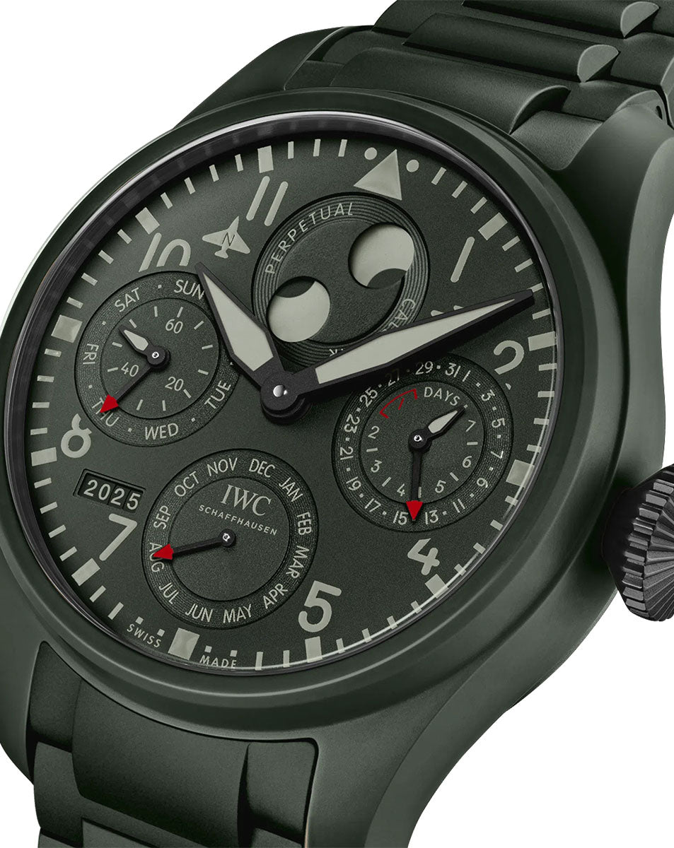 IWC Big Pilot’s Watch Perpetual Calendar TOP GUN Woodland
