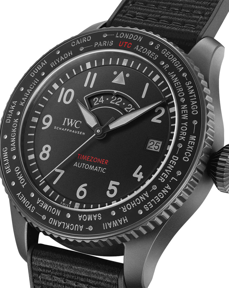 IWC Pilot's Watch Timezoner TOP GUN Ceratanium®