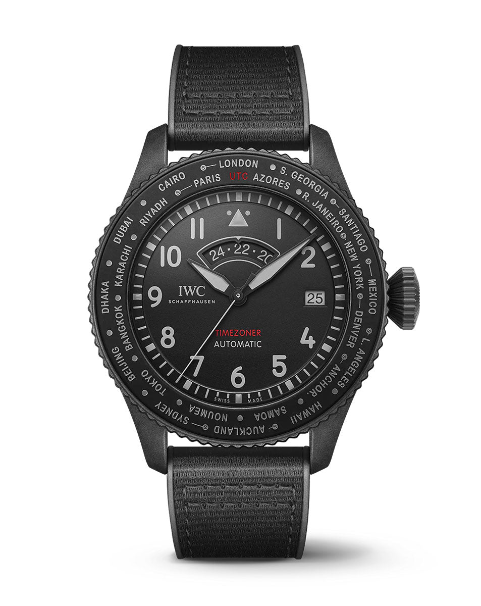 IWC Pilot's Watch Timezoner TOP GUN Ceratanium®