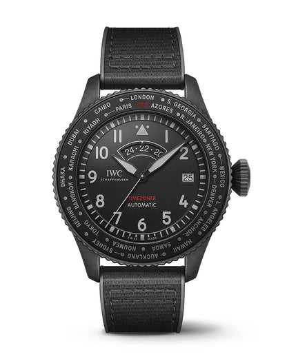 IWC Pilot's Watch Timezoner TOP GUN Ceratanium®